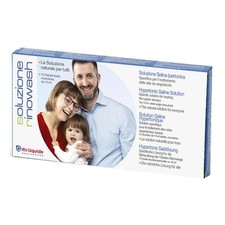 Soluzione Salina Ipertonica RINOWASH 10F per Vie Respiratorie - Trattamento Muco