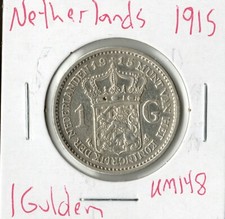 Coin Netherlands 1 Gulden 1915