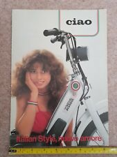 Piaggio Ciao Brochure Vendita