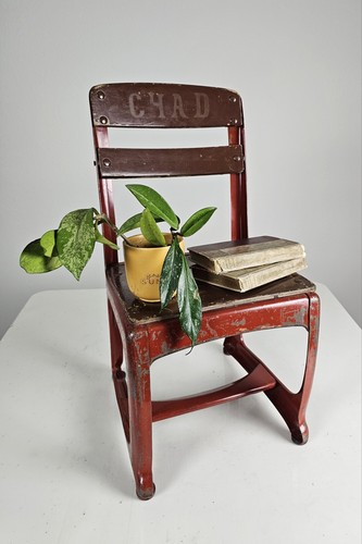 Sedia chiesa bambini vintage