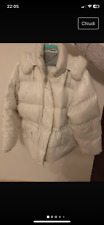 giacca piumino Moncler bianco utilizzato pochissimo