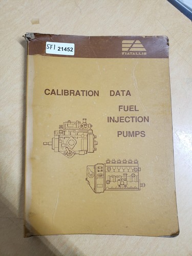 Manuale dati taratura pompe