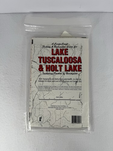 Mappa dei laghi tuscaloosa - dei,