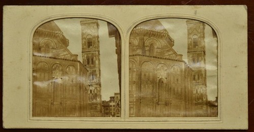 Foto stereo panottica albumina