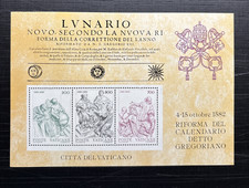 Vaticano 1982 foglietto #4 "Riforma Calendario Gregoriano" MNH**