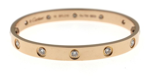 Bracciale oro rosa - 18, kt