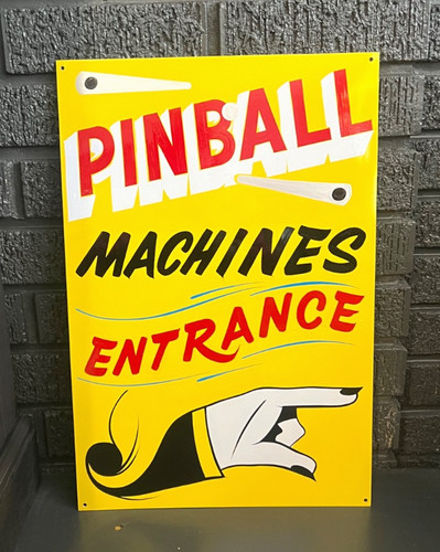 Insegna pinball vintage - insegna,