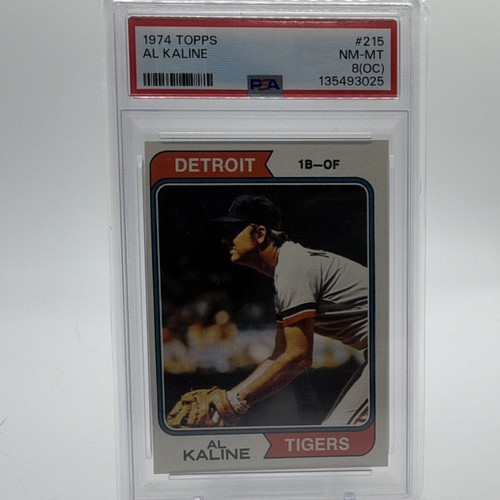 1974 topps kaline psa e - 1974,