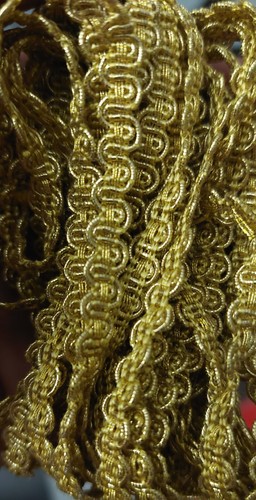 Metri merletto lurex oro - metri,