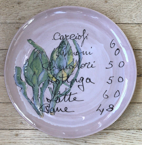 Piatto design carciofo