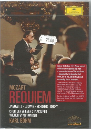 Dvd mozart requiem karl - dvd, bohm