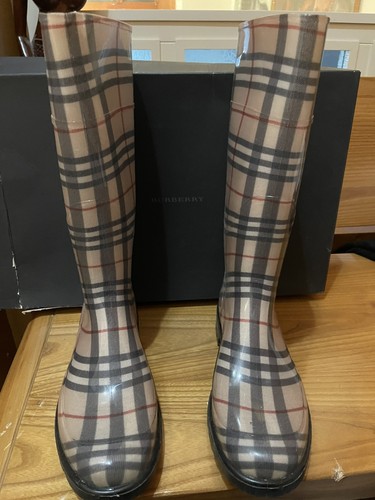 Stivali wellington burberry - stivali,