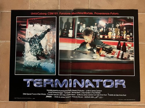 Terminator fotobusta 1985 - terminator,