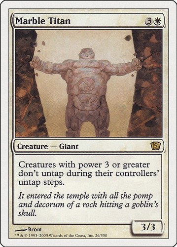 Magic mtg marble titan nm - marble,