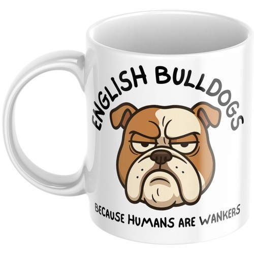 Funny english bulldog - gift, mug