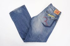 Replay & Sons 40 Jeans Per Bambini W31 L32 31/32 Blu Stonewashed Cotone