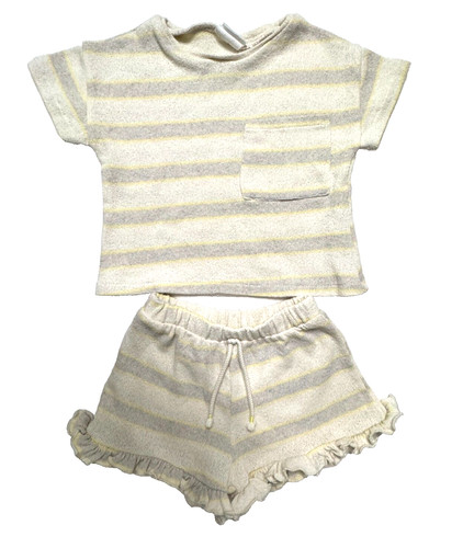 Zara set corto - corto, volant