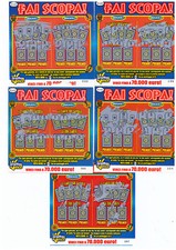 GRATTA E VINCI  FAI SCOPA SERIE COMPLETA RETRI 2008 DA COLLEZIONE