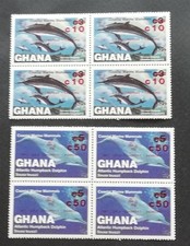 GHANA 1984 MAMMIFERI MARINI