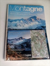 Meridiani Montagne Appennino Centrale Monti Marsicani Sirente Velino con cartina