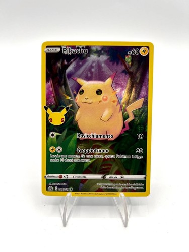Carta pokemon pikachu - pokemon, e