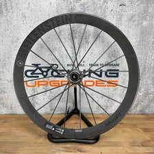 Ruota anteriore disco tubeless carbonio nero pietra miliare leggera EVO 700c 666g