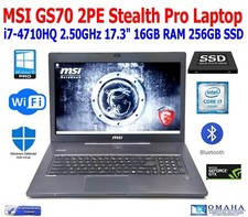 MSI GS70 STEALTH PRO NOTEBOOK