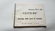 MV Agusta 150 Centauro Motocarro 1963 catalogo ricambi originale parts catalogue