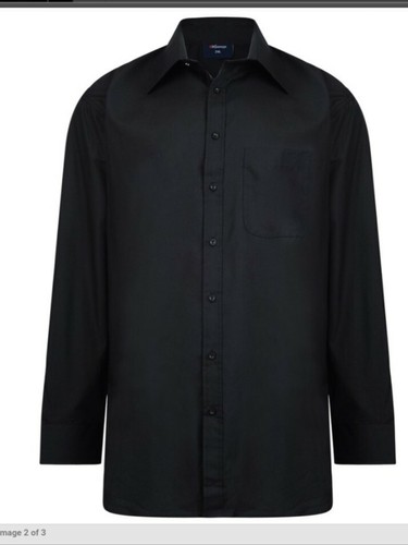 Camicia nera maniche lunghe - a,