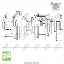 Semiasse Ajs Per Ford Transit