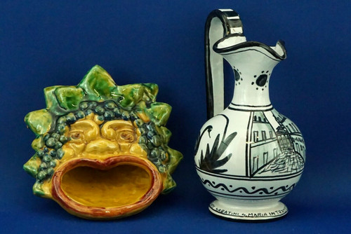 Bama vaso brocca ceramica - vaso,