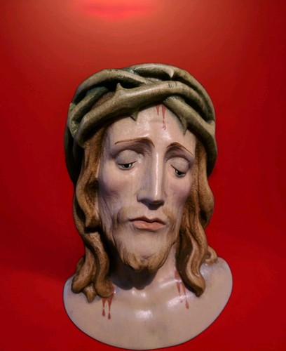 Antico vecchio volto cristo - antico,