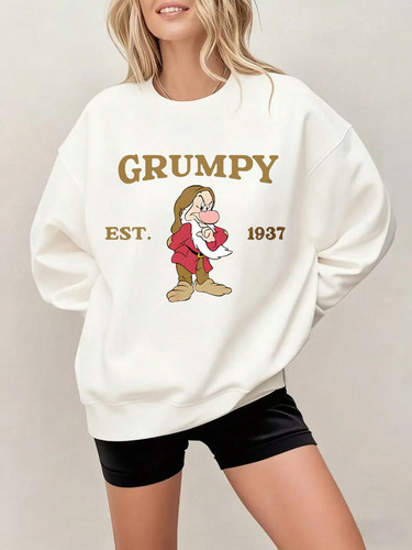 Maglione disney carino grumpy - maglione,