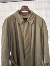 LANVIN  - Impermeabile Pesante - Verde Camo  - Vintage - Taglia 52- Imbottito