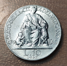 VATICANO PIO XII 10 LIRAS 10