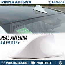 Antenna PINNA DI SQUALO Bianca PER FIAT ULYSSE, DOBLÓ Ricezione Radio AM-FM-DAB+