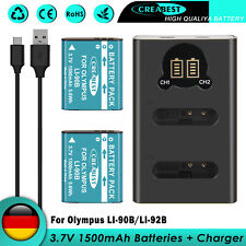 2 pezzi batteria LI-90B LI-92B