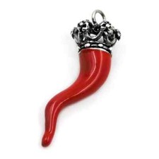 Corno con Corona in Argento