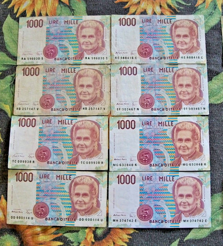 1000 lire montessori - lire,