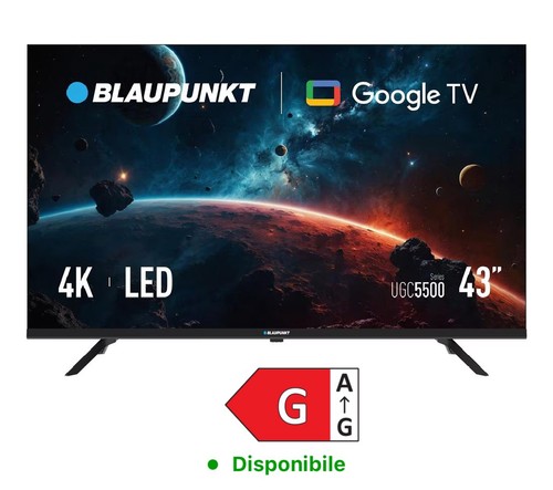 Blaupunkt smart 4k - smart, 43"