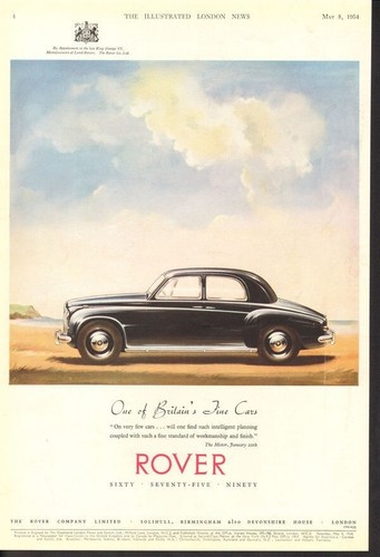 1954 rover sixty - 1954,