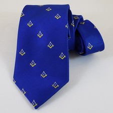 Cravatta Massonica Blu Reale