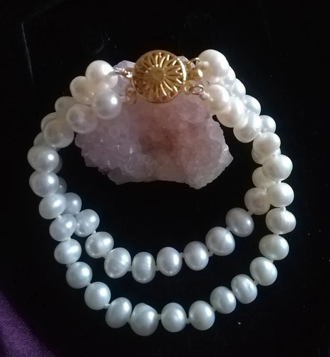 Bracciale vere perle acqua - vere,
