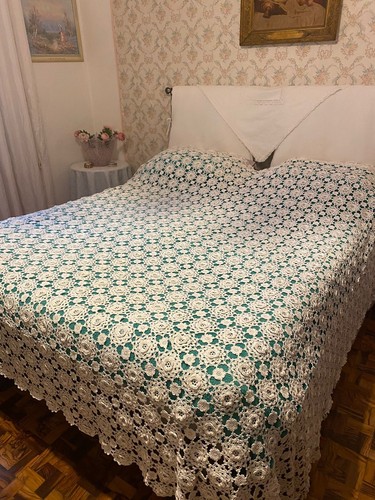 Copriletto matrimoniale bianco