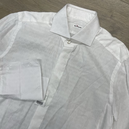Kiton camicia abito bianco - camicia,