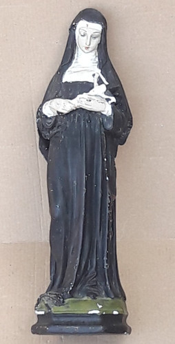 Antica statua scultura santa - statua,