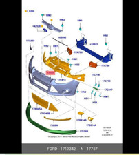 PARAURTI BUMPER ANTERIORE FORD