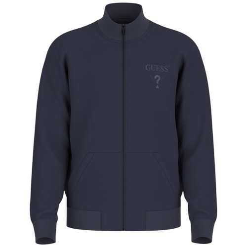 Guess felpa blu con zip - ,