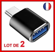 Lot 2 Mini USB C Type C Male