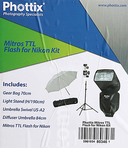 Phottix kit flash mitros ttl - kit,